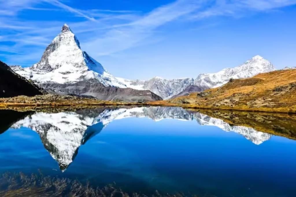 Panorama Apartment For 4 Near Zermatt Täsch Exteriér fotografie